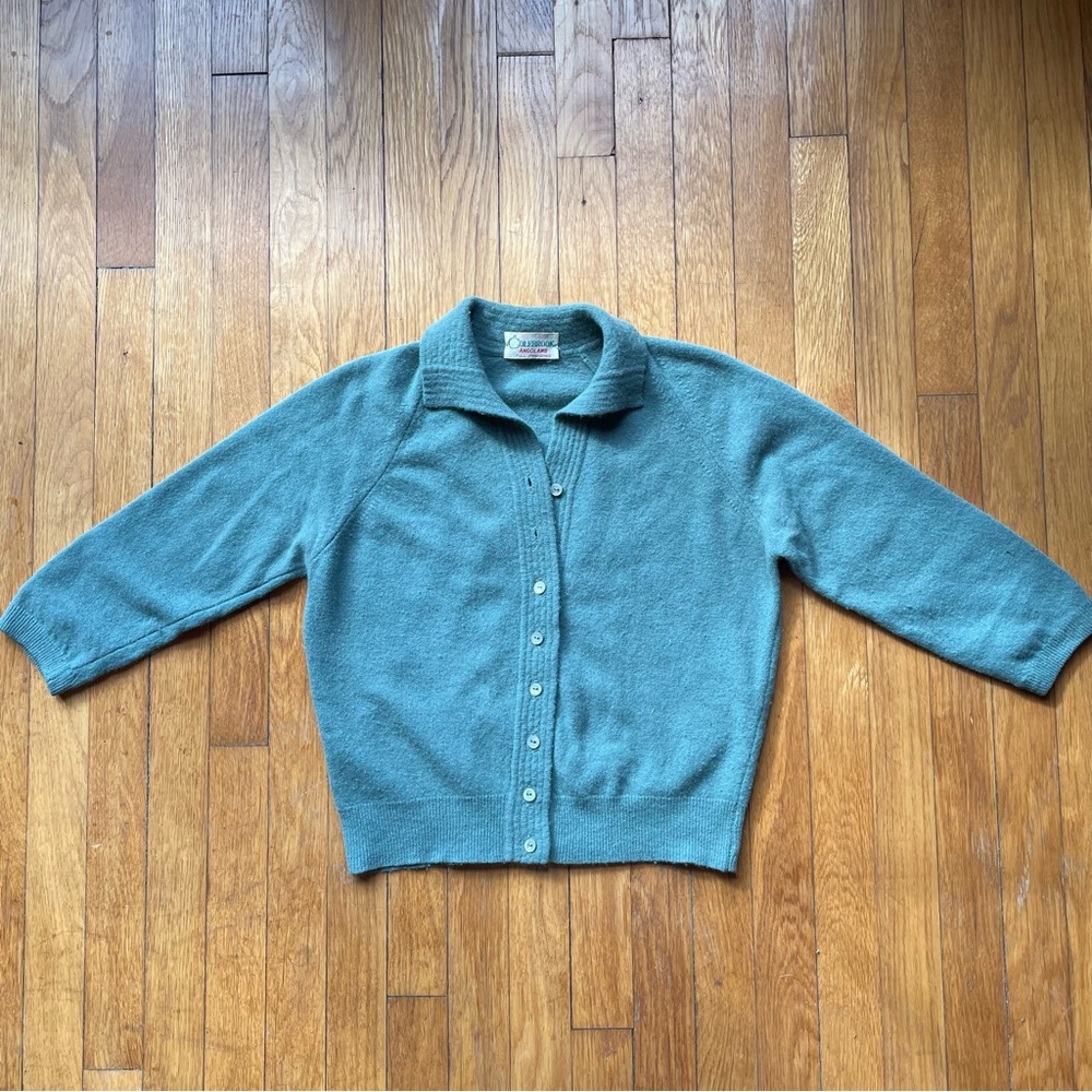 Vintage Collared Colebrook Cardigan Sweater size M